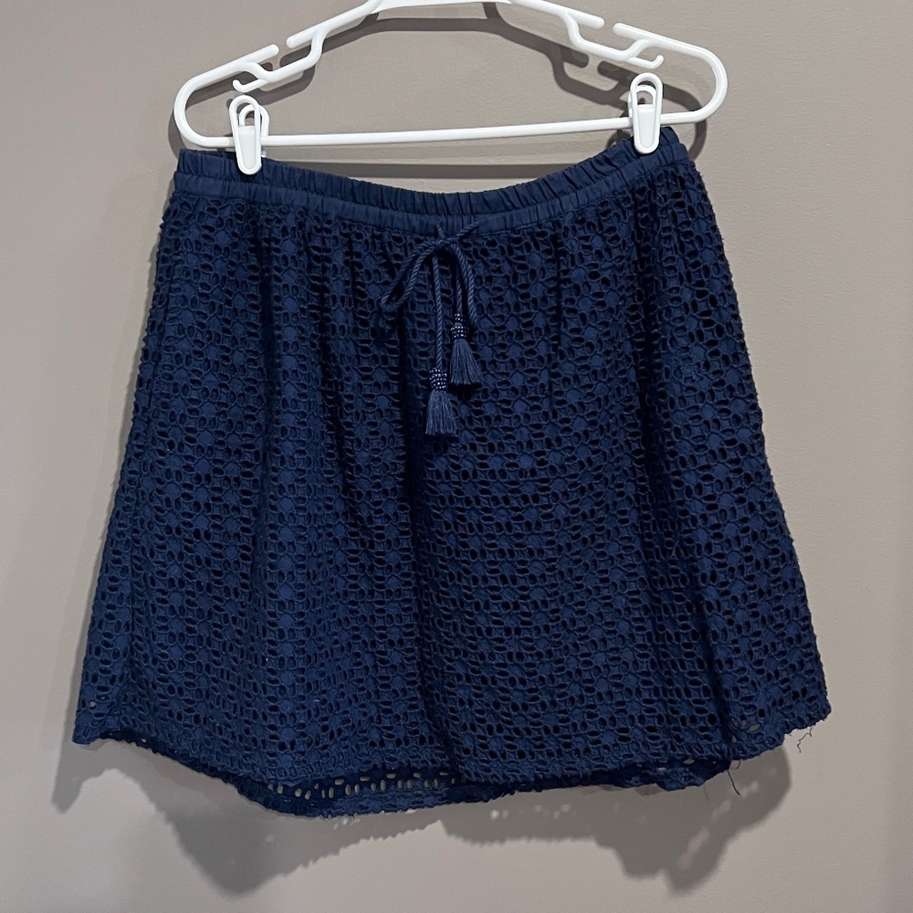 Lucky Brand Lace Overlay Skirt